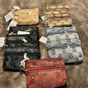 Stylish Multi-Color Women's Coin Pouch Set